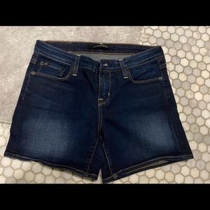 Big star dark wash jean shorts